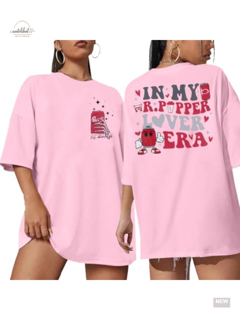 Funny Graphic Tee Oversized Drinks Lover Vintage T-Shirt Cotton Blend Short